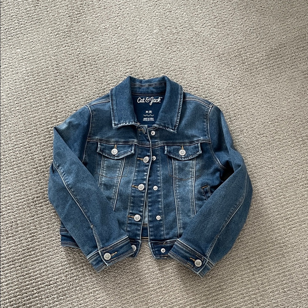Cat & Jack Dark Blue Denim Jacket for Kids